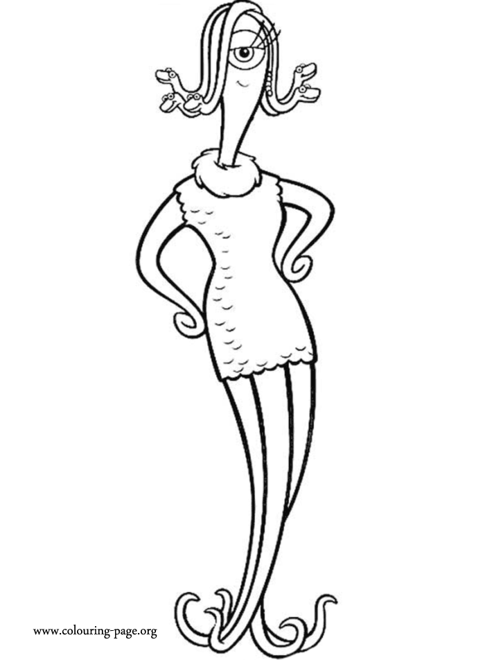 Monsters, Inc. - Celia Mae coloring page