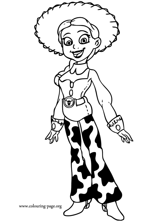 Jessie - Toy Story coloring page