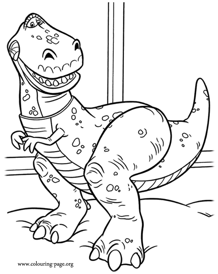 Rex - Toy Story coloring page