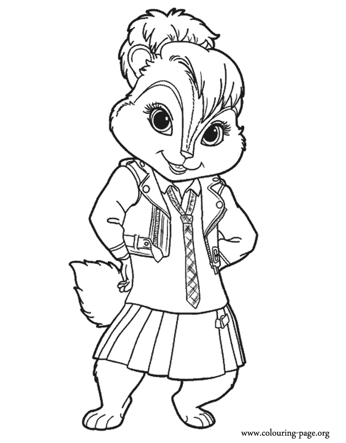 kammerherre alvin and the chipmunks coloring pages - photo #17