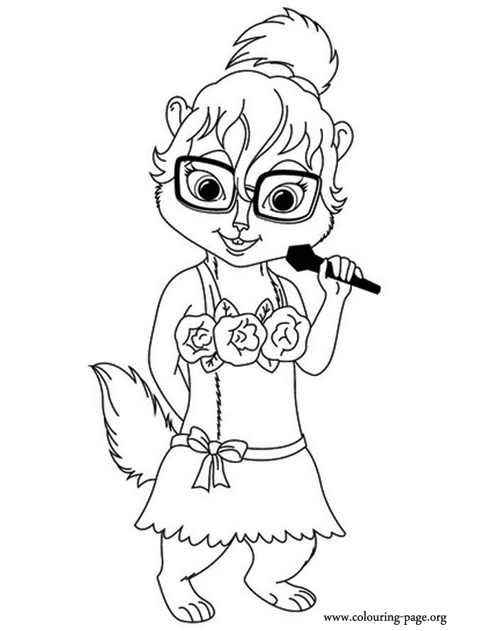 kammerherre alvin and the chipmunks coloring pages - photo #4