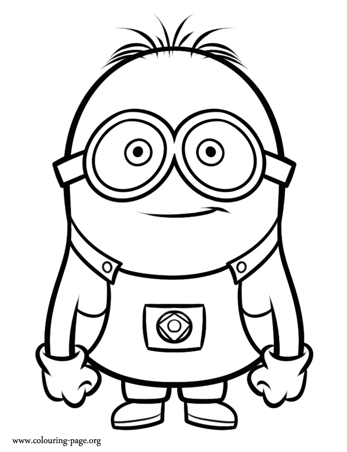 Despicable Me - Minion coloring page