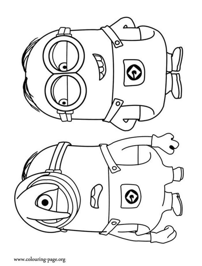 dave the minion coloring pages - photo #16