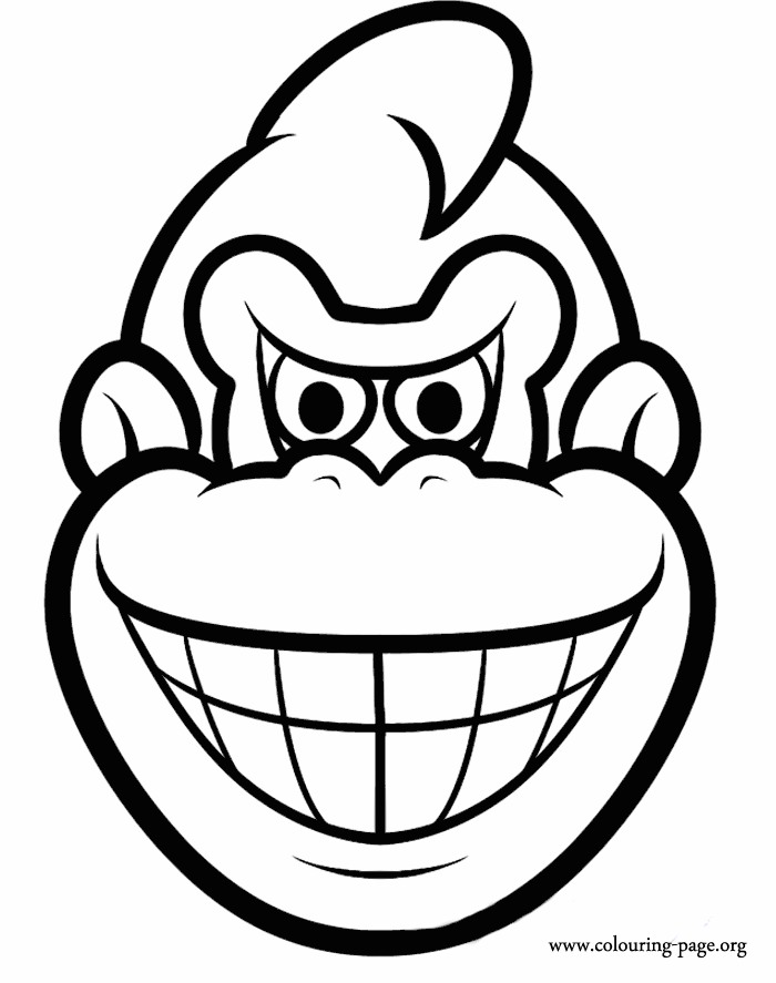 baby donkey kong coloring pages - photo #30