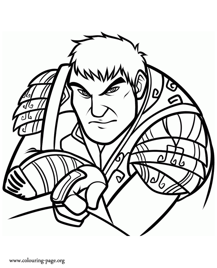 General Ronin coloring page