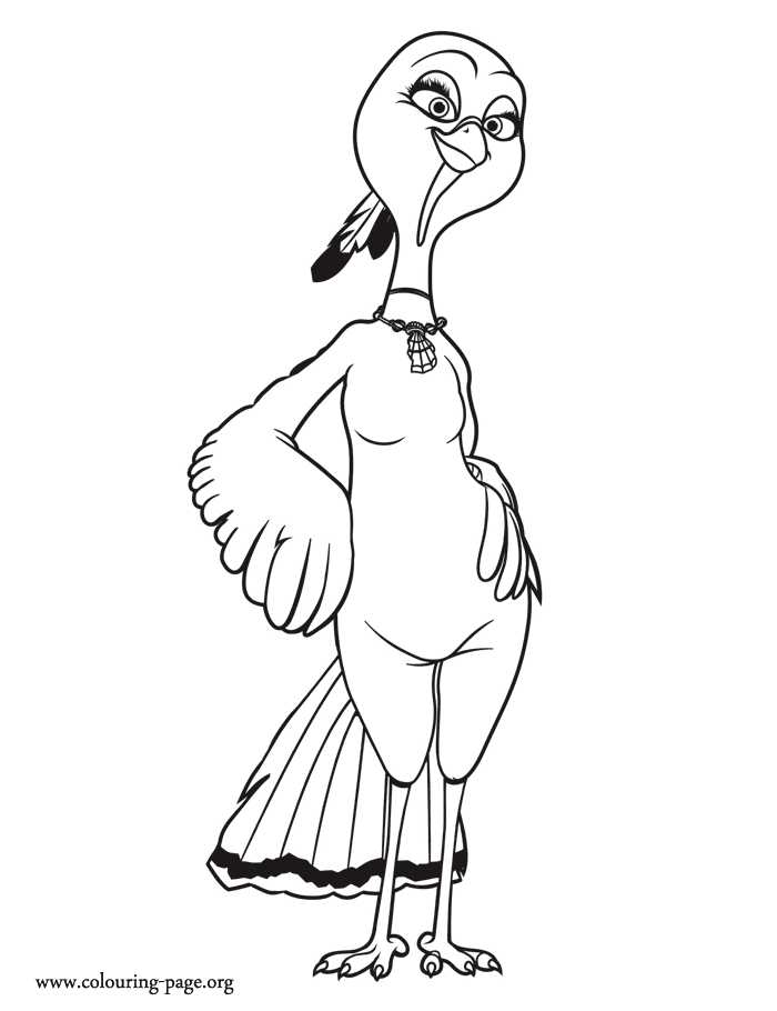 Jenny coloring page