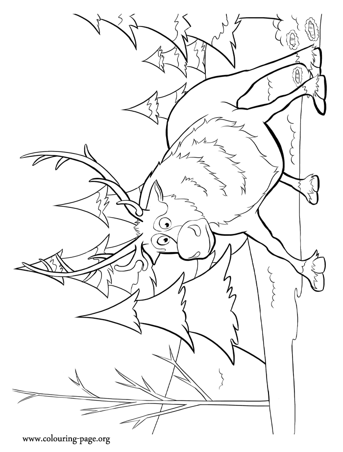 baby sven frozen coloring pages - photo #15