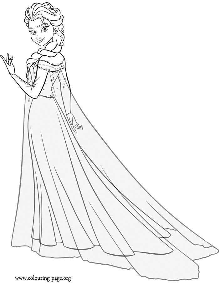 Frozen Fever - Frozen Fever coloring page