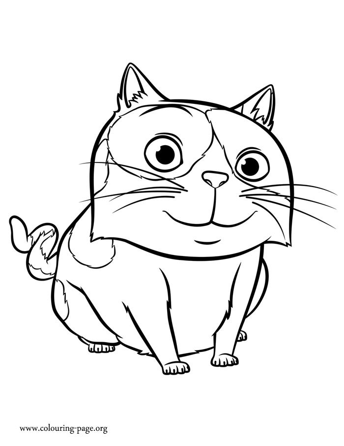 Pig, Tip's pet coloring page