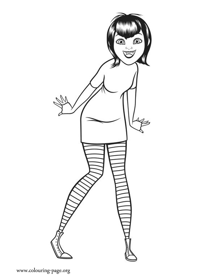 Hotel Transylvania Mavis Coloring Page