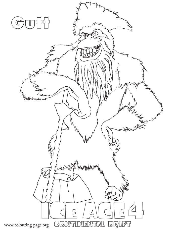 ice age coloring pages - photo #14