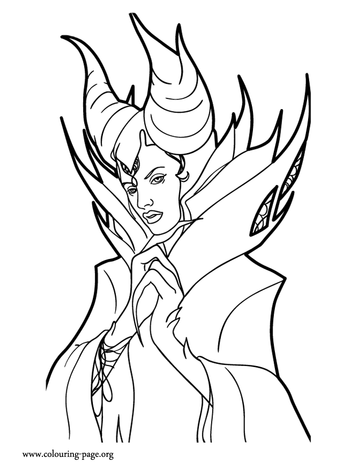 Maleficent - Maleficent coloring page