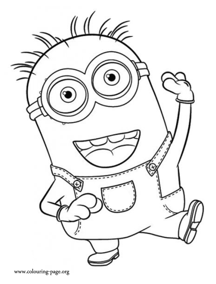 images of coloring pages minions - photo #7