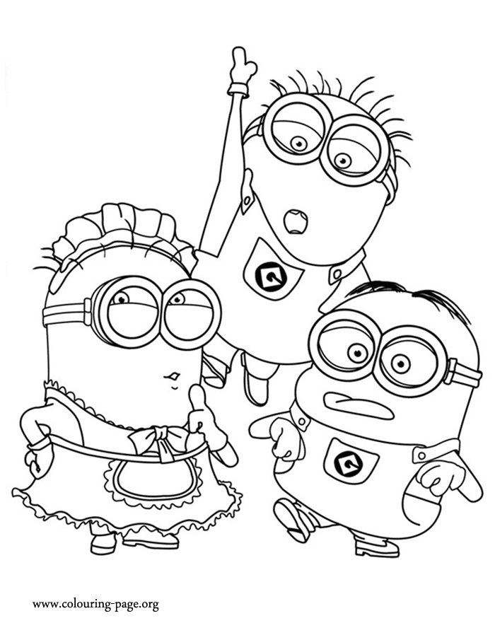 yellow minion coloring pages - photo #16