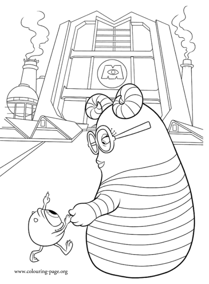 Young Mike coloring page