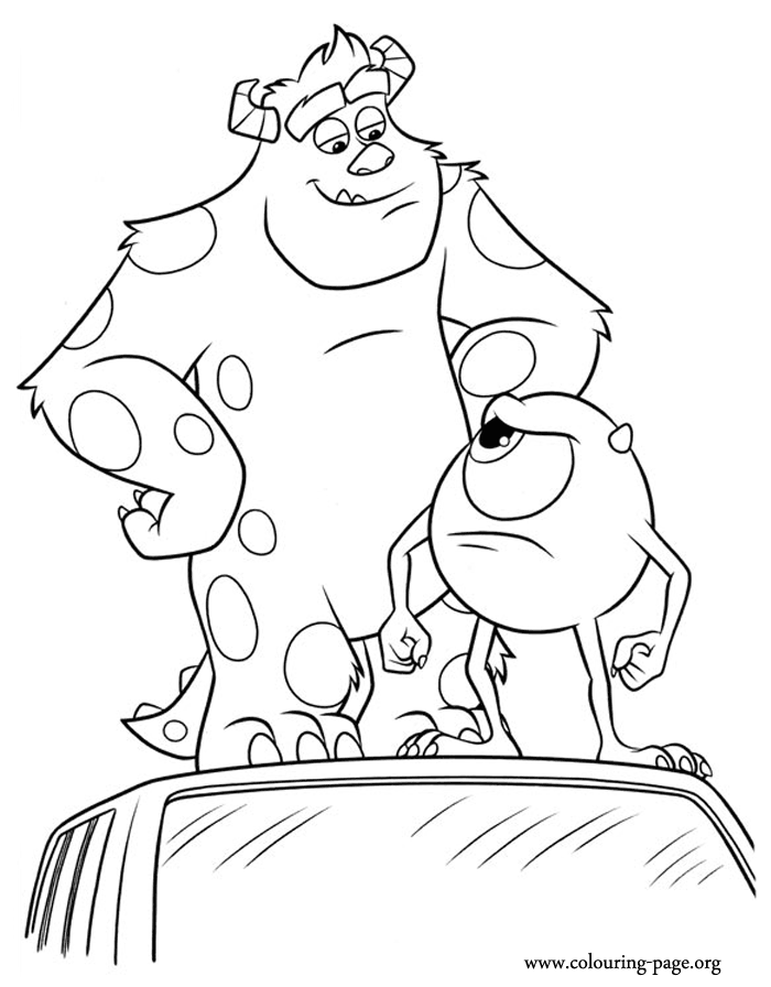 monsters university mike coloring pages - photo #25