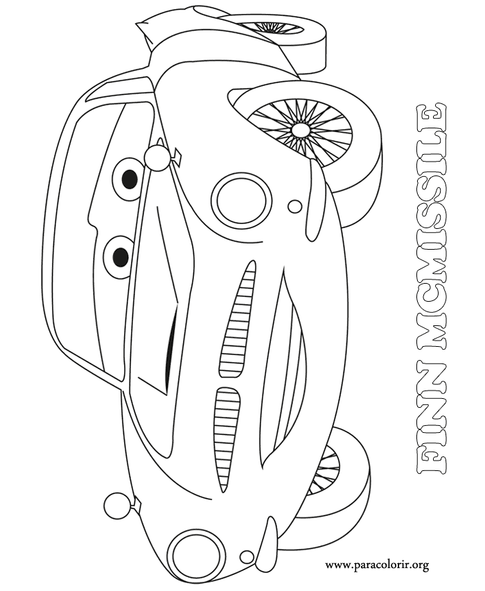 A beautiful coloring page of Finn McMissile a master British spy and 