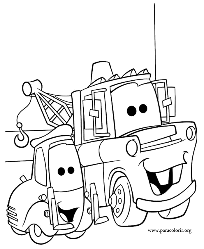 Guido and Tow Mater
