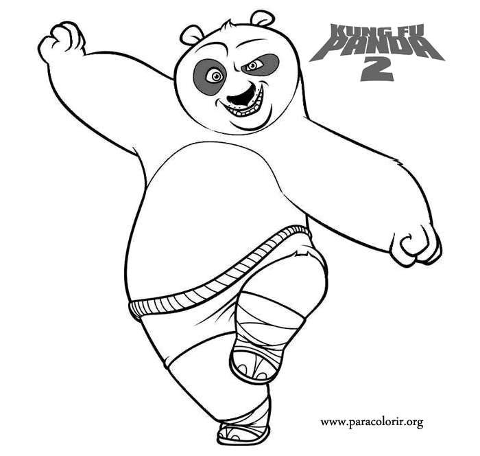 panda clipart cartoon in coloring pages - photo #45