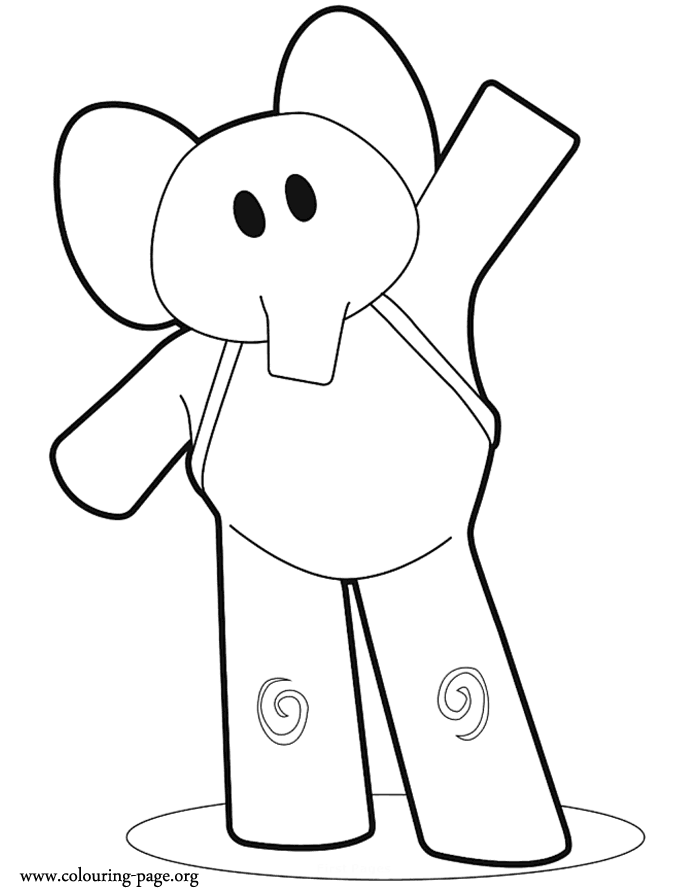 Featured image of post Pocoyo Elly Coloring Pages If you like japanese tv shows and cartoons you will love our gacha life coloring pages