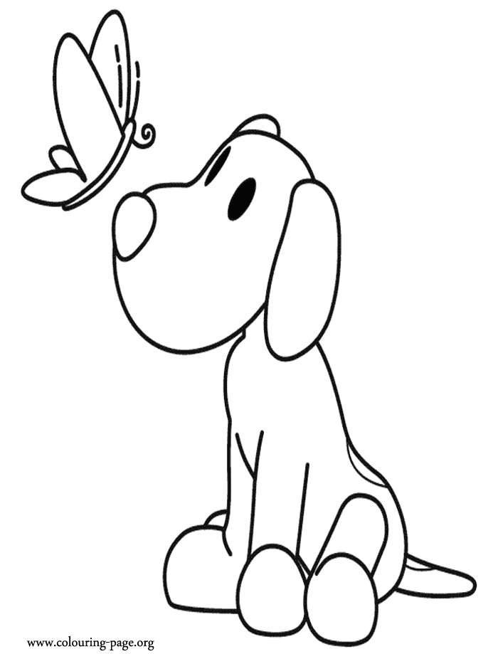 Colouring Puppy Pictures
