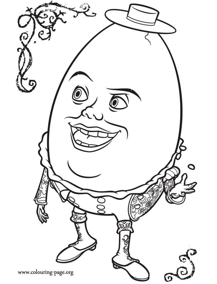 Humpty Alexander Dumpty Coloring Page