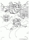 Barry and the Pollen Jocks  coloring page