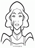 Chief Lin Beifong coloring page
