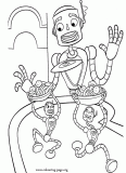 Carl the Robot coloring page