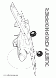 Dusty - Planes 2: Fire and Rescue coloring page