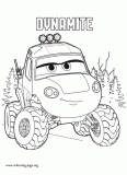 Dynamite coloring page