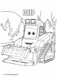 Drip, a diecast vehicle coloring page