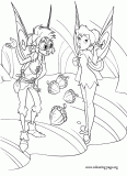 Bobble and Tinker Bell coloring page