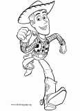 Woody coloring page