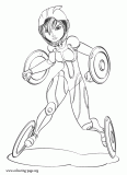 GoGo Tomago coloring page