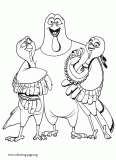 Jake, Reggie and Jenny coloring page