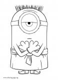 Egyptian Minion coloring page
