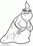 Roz coloring page