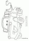 Tow Mater coloring page