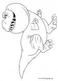 Nash, a Tyrannosaurus Rex coloring page