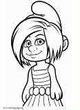 Vexy coloring page