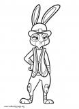 Judy Hopps coloring page