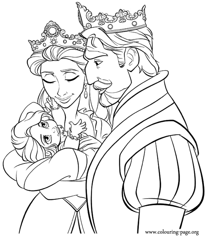 tangled coloring pages rapunzel in frozen - photo #21