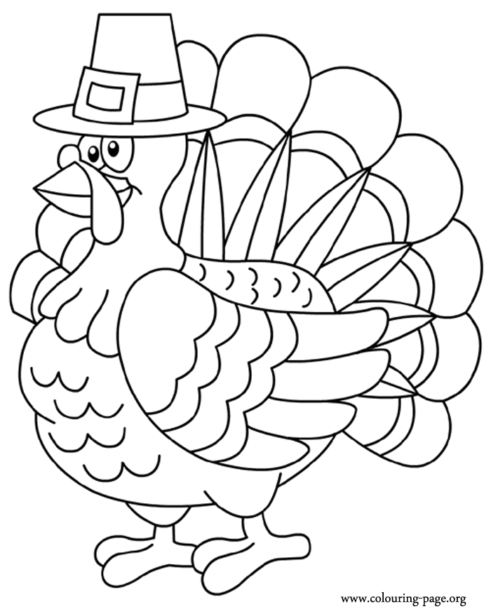 images of printable turkey coloring pages - photo #11