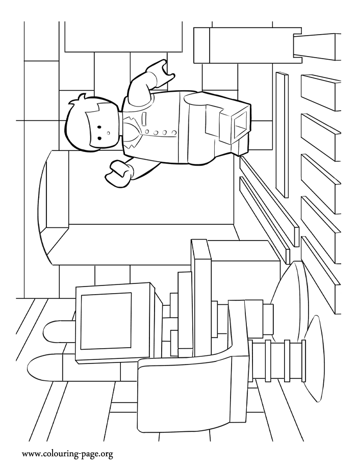 emmitt lego coloring pages - photo #1