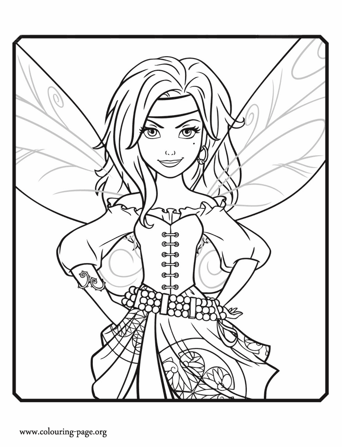 ice fairy coloring pages - photo #11