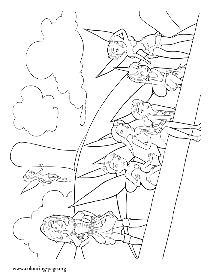 sabrina pirate fairy coloring pages - photo #38