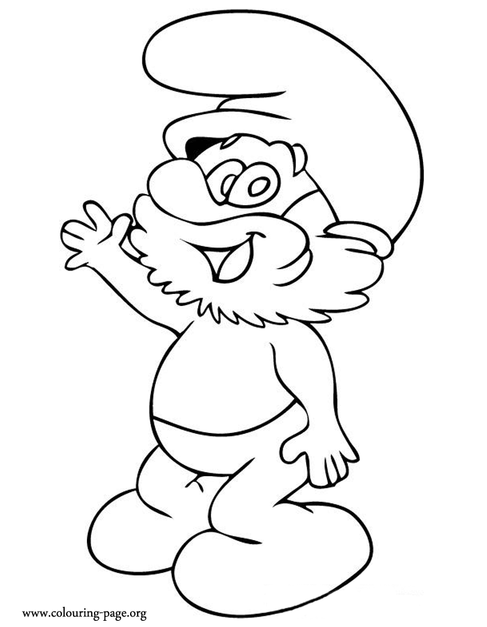 hackus smurf coloring pages - photo #45