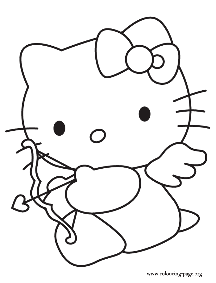 valentines day coloring pages cupid - photo #19