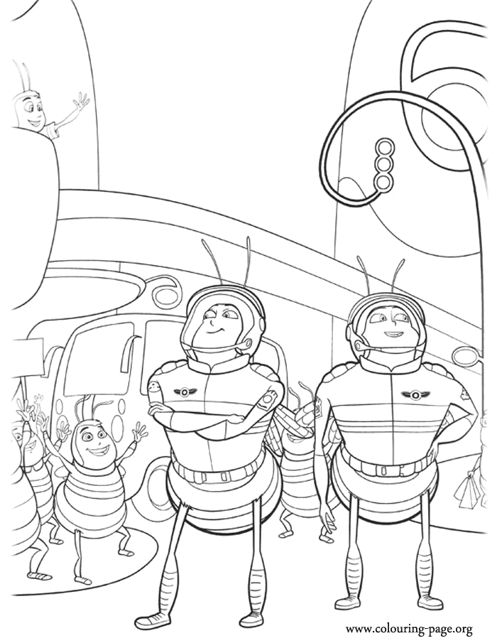 The Pollen Jocks coloring pages